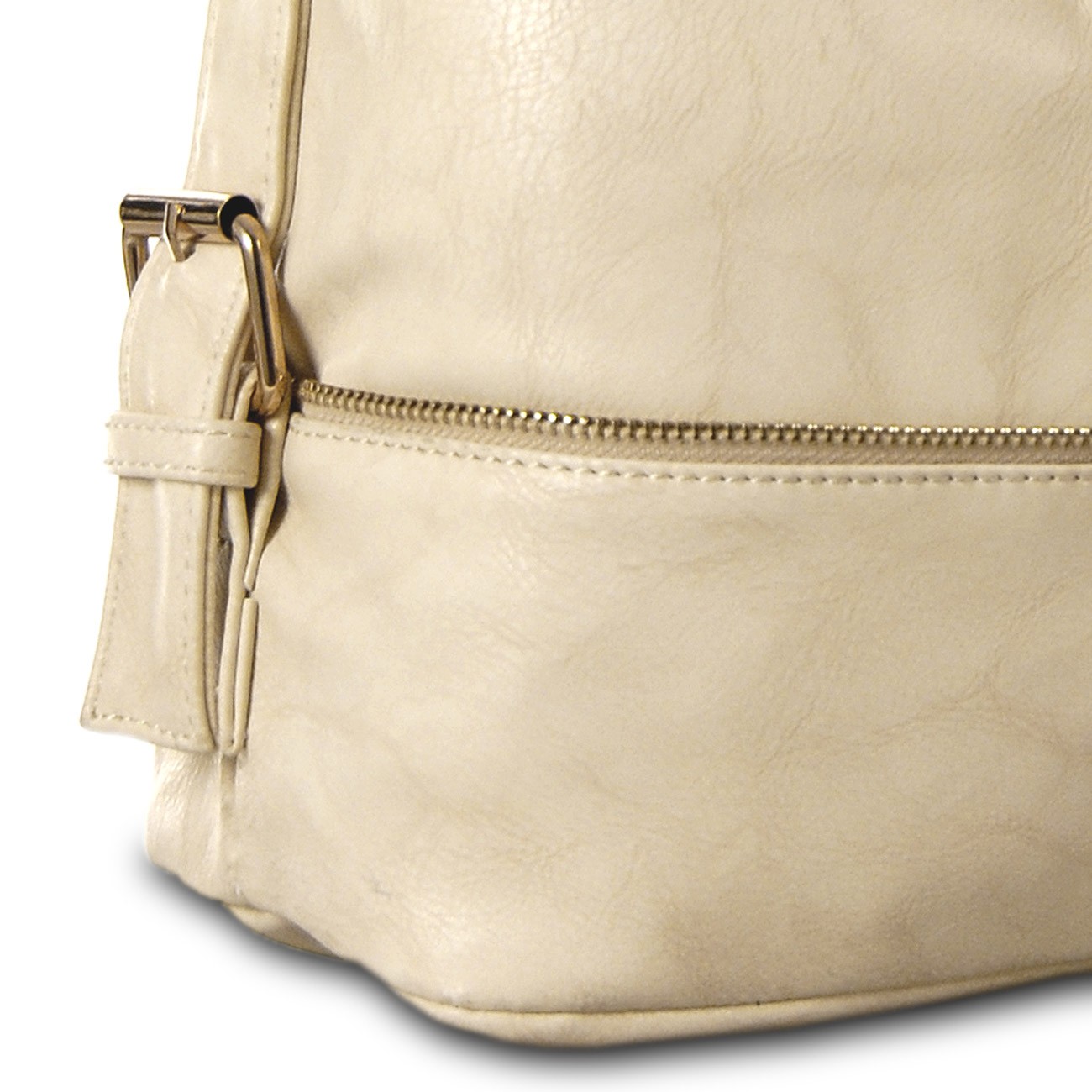 CASPAR Damen Tasche Handtasche Umhängetasche Shopper Beuteltasche Beige ...